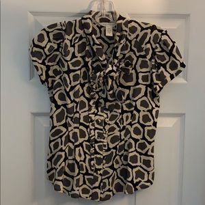 DVF silk blouse